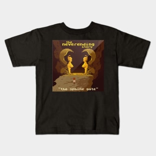 The Sphinx Gate 80s Video Game Fan Art Kids T-Shirt